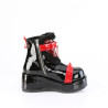 Demonia CUBBY-57 Black Red Women Platform Boots