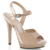 Fabulicious LIP-109 Nude Party High Heels Sandals Women