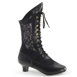 Funtasma DAME-115 Black Vegan Lace Boots Men