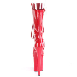 Pleaser FLAMINGO-1051 Red Patent Sale Women
