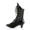 Funtasma DAME-115 Black Vegan Lace Boots Men