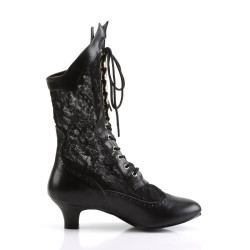 Funtasma DAME-115 Black Vegan Lace Boots Men
