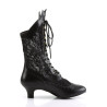 Funtasma DAME-115 Black Vegan Lace Boots Men
