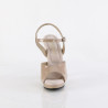 Fabulicious LIP-109 Nude Party High Heels Sandals Women