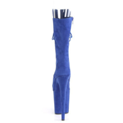 Pleaser FLAMINGO-1051FS Blue Vegan Suede Sale Women