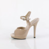 Fabulicious LIP-109 Nude Party High Heels Sandals Women
