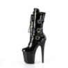 Pleaser FLAMINGO-1053 Black Patent Women Ankle Boots