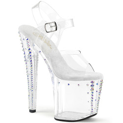 Pleaser ENCHANT-708RS-02 Platform High Heeled Pole Shoes