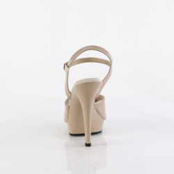 Fabulicious LIP-109 Nude Party High Heels Sandals Women