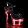 Pleaser FLASHDANCE-709 Light Up Platform High Heels
