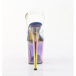 Pleaser FLAMINGO-808HT Blue Exotic High Heels Pole Shoes