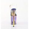 Pleaser FLAMINGO-808HT Blue Exotic High Heels Pole Shoes