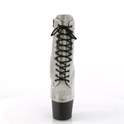 Pleaser ADORE-1020RS Silver Strass Black Sale Women