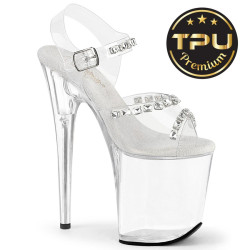 Pleaser FLAMINGO-808PREM-STN Exotic Pole Dance High Heels