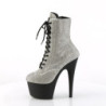 Pleaser ADORE-1020RS Silver Strass Black Sale Women