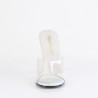 Fabulicious GALA-01DML Transparent Silver Strass Mules