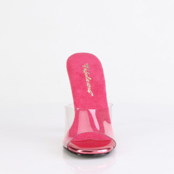Fabulicious GALA-01DMM Transparent Purple Strass Mules