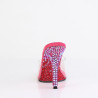 Fabulicious GALA-01DMM Transparent Purple Strass Mules