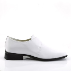 Funtasma LOAFER-12 White Vegan 70s Disco Shoes Men