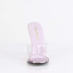 Fabulicious GALA-01DMM Transparent Lavender High Mules