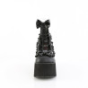 Demonia KERA-18 Black Vegan Leather Women Heels