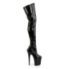 Pleaser FLAMINGO-3000 Patent Extreme Heeled Thigh Boots