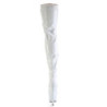 Pleaser FLAMINGO-3000 White Extreme Heeled Thigh Boots