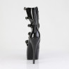Bordello TEEZE-23 Black Glitter Patent Ankle Boots