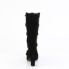 Demonia WHIMSY-118 Black Suede Goth Women Boots