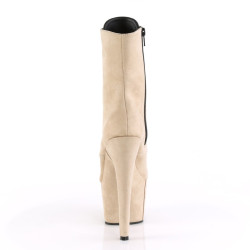 Pleaser ADORE-1020FS Beige Vegan Suede Sale Women
