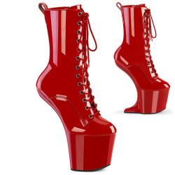 Pleaser CRAZE-1040 Red Patent Sale Women