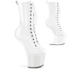 Pleaser CRAZE-1040 White Patent Sale Women