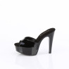 Fabulicious MARTINI-501 Black Patent High Heeled Mules