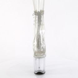 Pleaser FLAMINGO-1018C-2RS Transparent Strass Sale Women