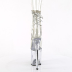 Pleaser FLAMINGO-1018C-2RS Transparent Strass Sale Women