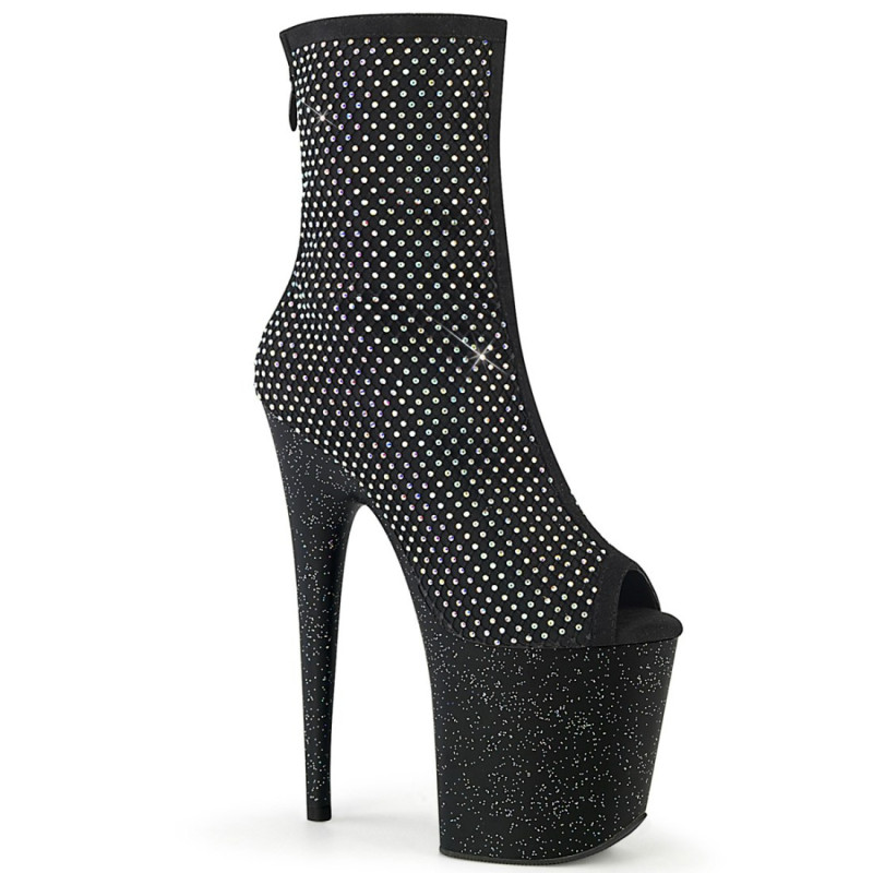 Pleaser FLAMINGO-1031GM Black Fabric Strass Mesh Sale Pleaser FLAMINGO-1031GM Black Fabric Strass Mesh Sale