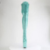 Pleaser FLAMINGO-3020GP Baby Blue Glitter Patent Sale