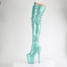 Pleaser FLAMINGO-3020GP Baby Blue Glitter Patent Sale