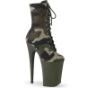 Pleaser INFINITY-1020CAMO Green Camouflage Fabric Sale