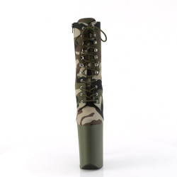Pleaser INFINITY-1020CAMO Green Camouflage Fabric Sale