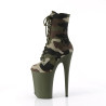 Pleaser INFINITY-1020CAMO Green Camouflage Fabric Sale