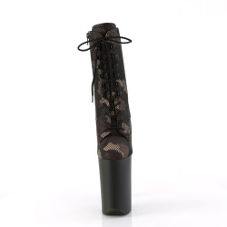 Pleaser INFINITY-1020CM Green Camouflage Mesh Black