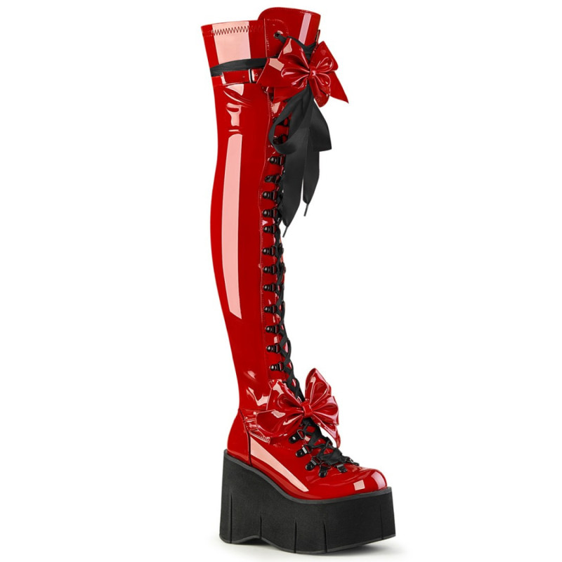 Demonia KERA-303 Red Patent Sale Women