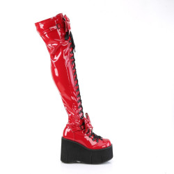 Demonia KERA-303 Red Patent Sale Women