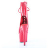 Pleaser ADORE-1016 Red Patent High Heeled Ankle Boots