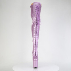 Pleaser FLAMINGO-3020GP Lila Glitter Patent Sale Women