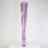 Pleaser FLAMINGO-3020GP Lila Glitter Patent Sale Women