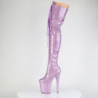 Pleaser FLAMINGO-3020GP Lila Glitter Patent Sale Women
