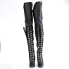 Pleaser SEDUCE-3082 Black Vegan Leather Sale Women