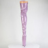 Pleaser FLAMINGO-3020GP Lila Glitter Patent Sale Women